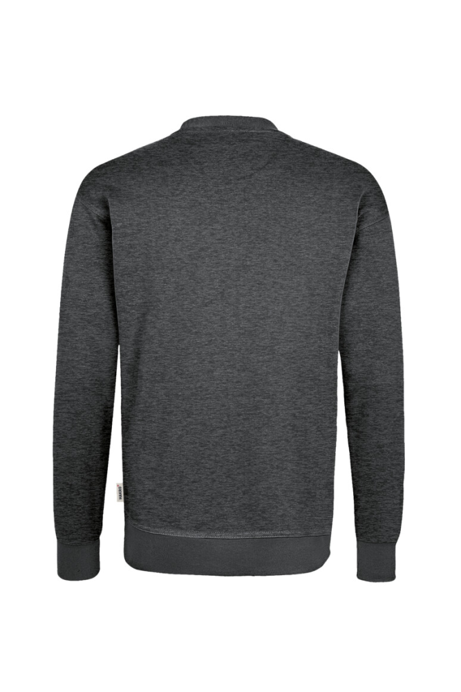 HAKRO Sweatshirt MIKRALINAR®, anthrazit meliert, 2XL