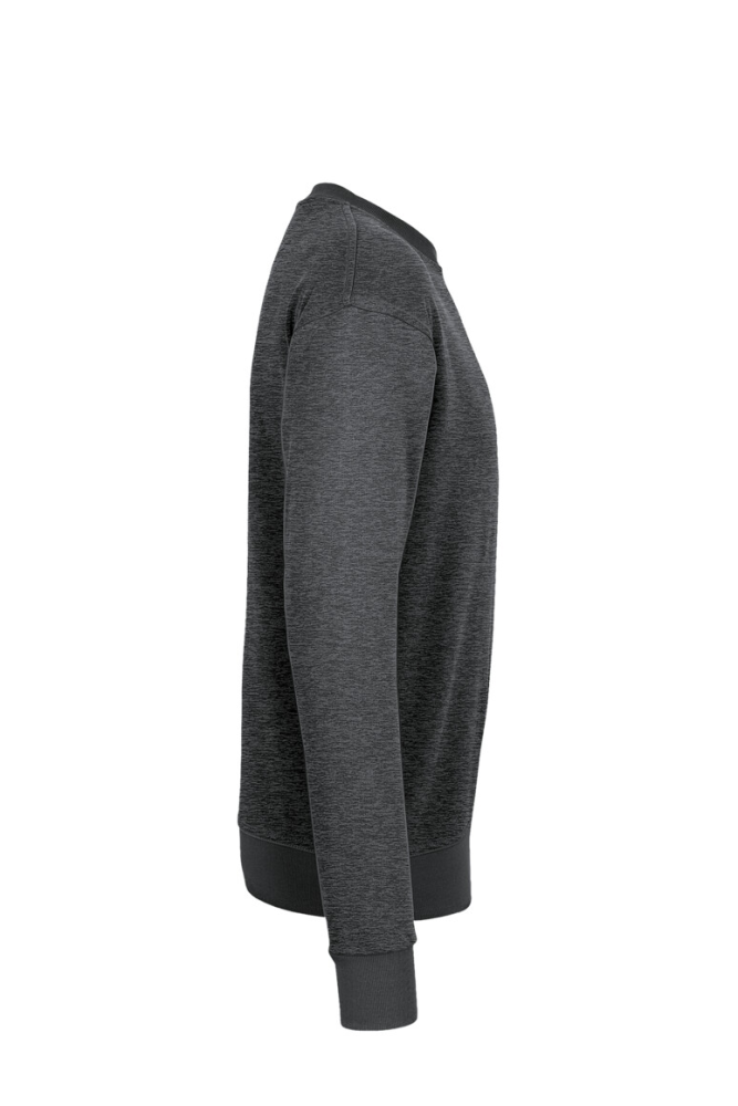 HAKRO Sweatshirt MIKRALINAR®, anthrazit meliert, 2XL