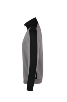HAKRO Zip-Sweatshirt Contrast MIKRALINAR®, titan/anthrazit, M