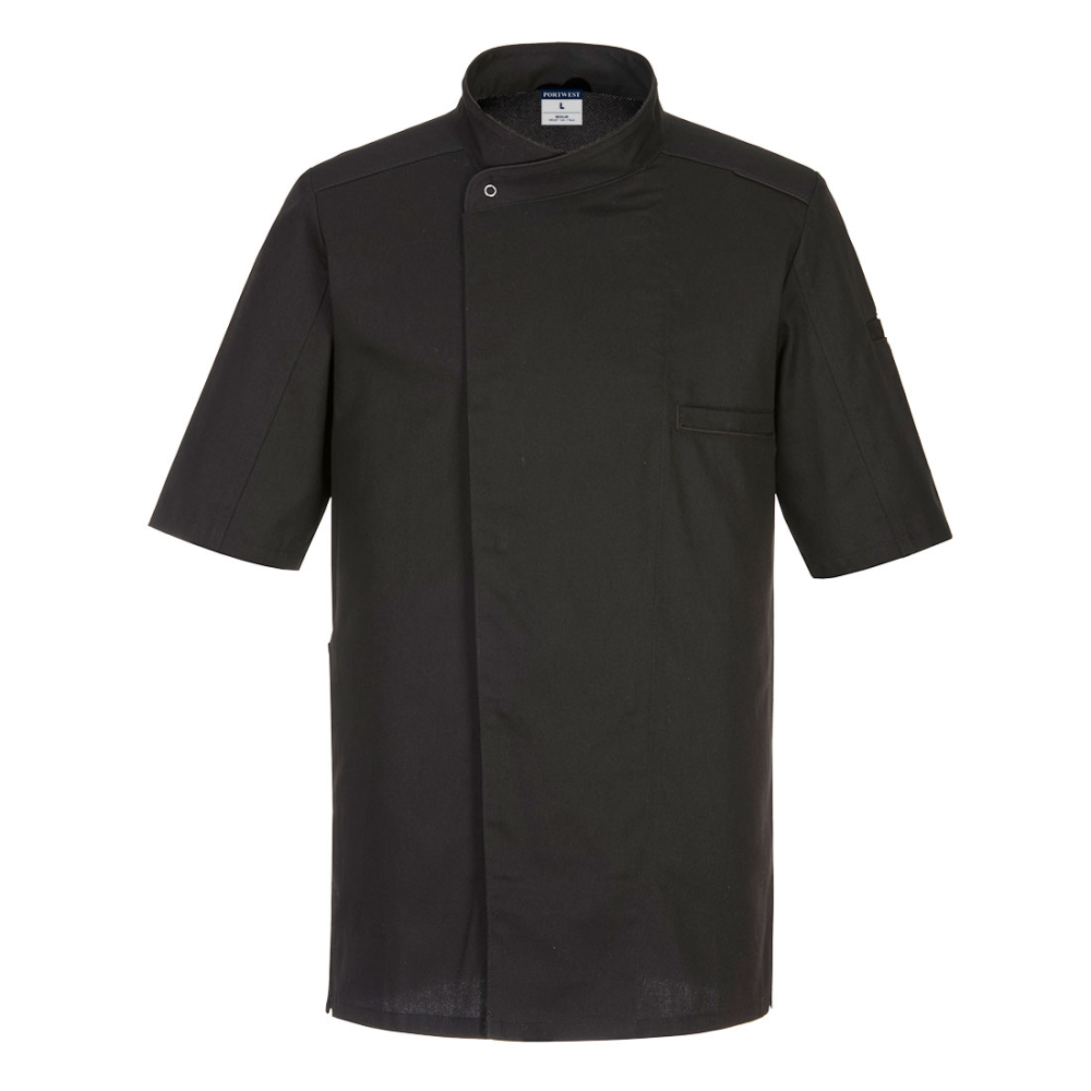 Portwest Kochjacke Kurzarm mit MeshAir 735 schwarz