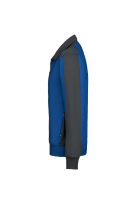 HAKRO Sweatjacke Contrast MIKRALINAR®, royalblau/anthrazit, XS