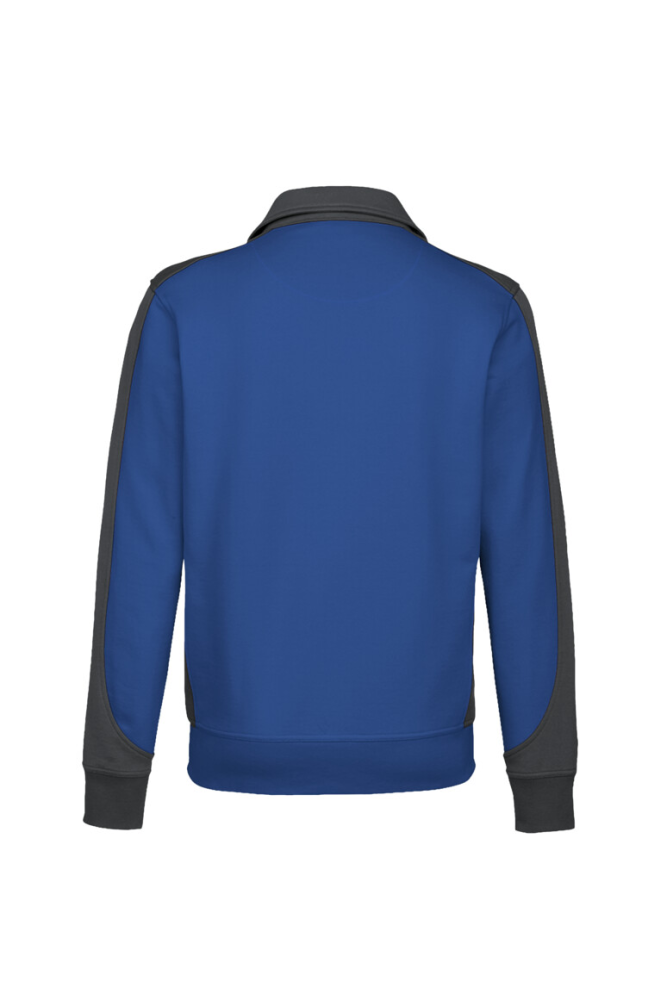 HAKRO Sweatjacke Contrast MIKRALINAR®, royalblau/anthrazit, XS