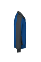 HAKRO Sweatjacke Contrast MIKRALINAR®, royalblau/anthrazit, XS
