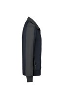 HAKRO Sweatjacke Contrast MIKRALINAR®, tinte/anthrazit, XS