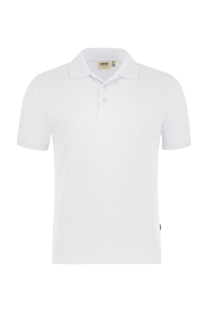 HAKRO Poloshirt Bio-Baumwolle GOTS, weiss, M