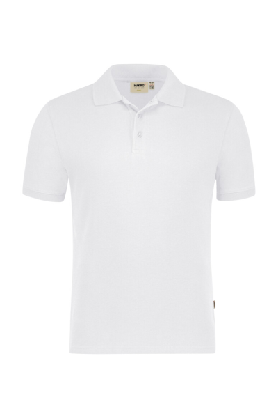 HAKRO Poloshirt Bio-Baumwolle GOTS, weiss