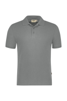 HAKRO Poloshirt Bio-Baumwolle GOTS, grau meliert, L