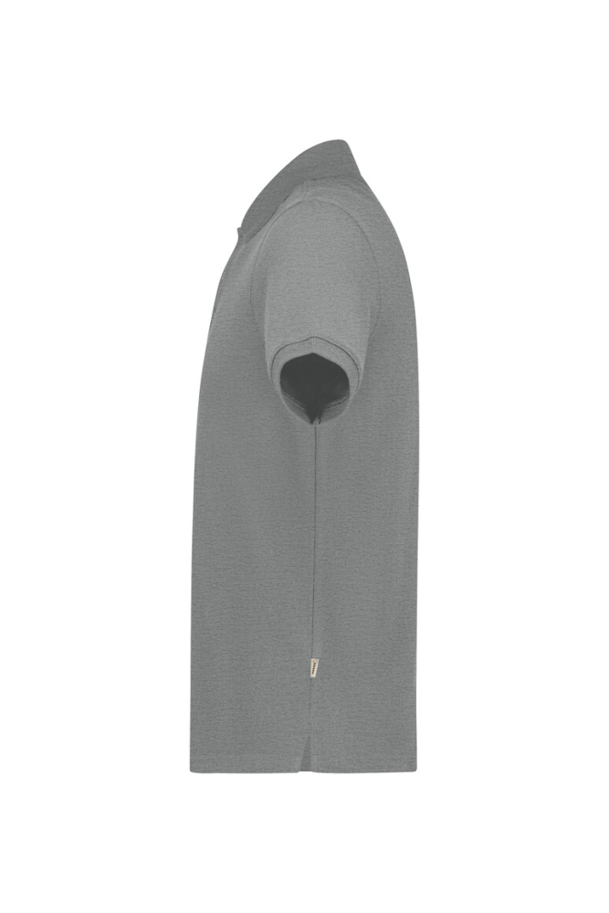 HAKRO Poloshirt Bio-Baumwolle GOTS, grau meliert, L