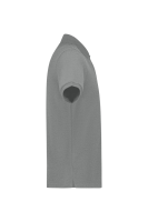 HAKRO Poloshirt Bio-Baumwolle GOTS, grau meliert, L