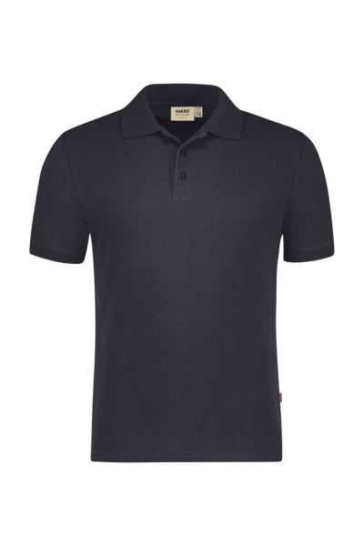 HAKRO Poloshirt Bio-Baumwolle GOTS, karbongrau