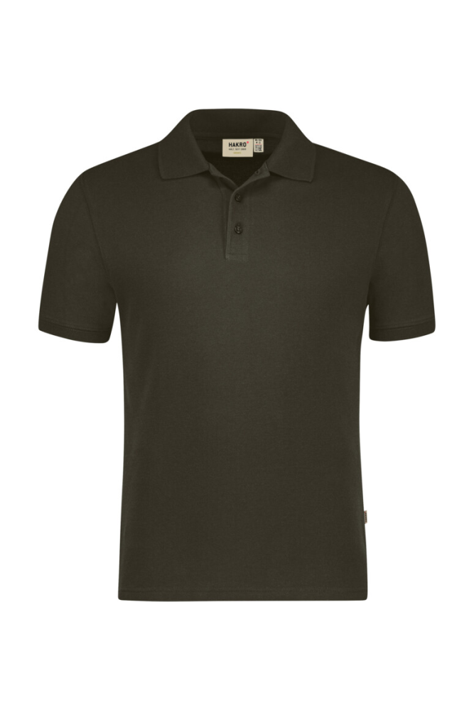 HAKRO Poloshirt Bio-Baumwolle GOTS, olive, 2XL