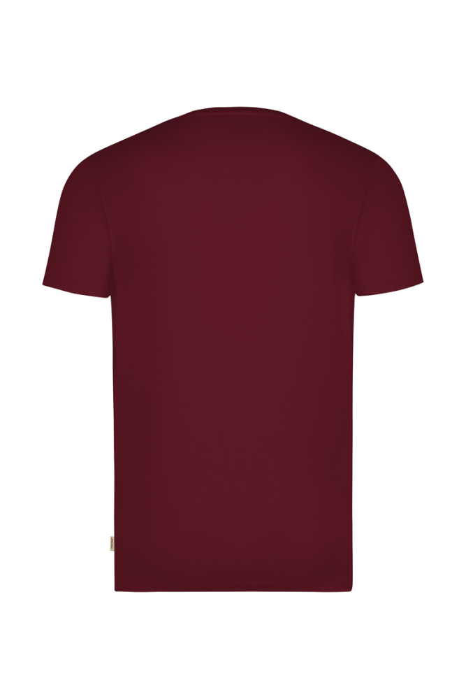 HAKRO T-Shirt MIKRALINAR® ECO, weinrot, M