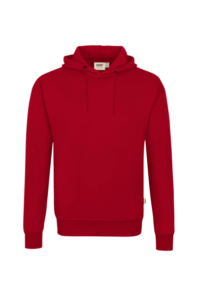 HAKRO Kapuzen-Sweatshirt Bio-Baumwolle GOTS, rot