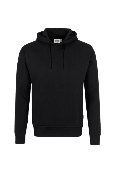 HAKRO Kapuzen-Sweatshirt Bio-Baumwolle GOTS, schwarz