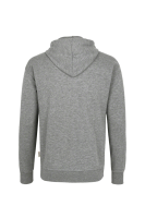 HAKRO Kapuzen-Sweatshirt Bio-Baumwolle GOTS, grau meliert, M