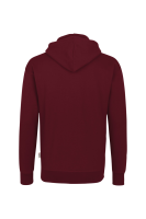 HAKRO Kapuzen-Sweatshirt Bio-Baumwolle GOTS, weinrot, M