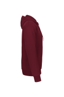HAKRO Kapuzen-Sweatshirt Bio-Baumwolle GOTS, weinrot, M