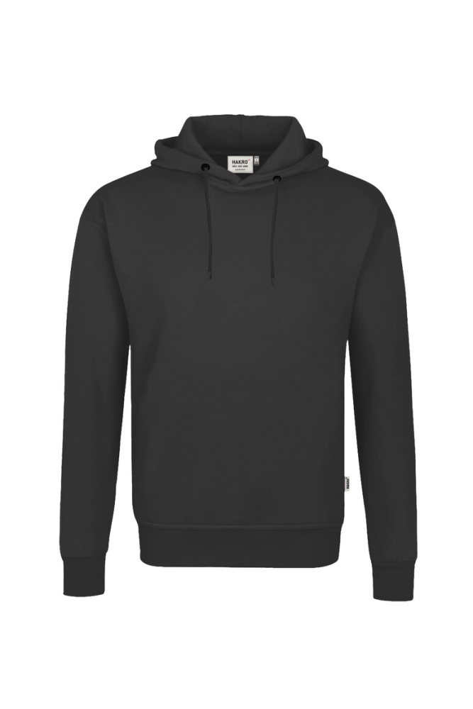 HAKRO Kapuzen-Sweatshirt Bio-Baumwolle GOTS, karbongrau, 6XL
