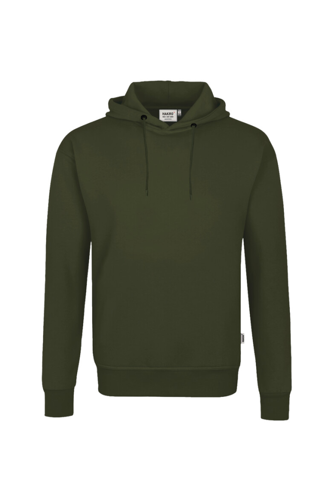 HAKRO Kapuzen-Sweatshirt Bio-Baumwolle GOTS, olive, L