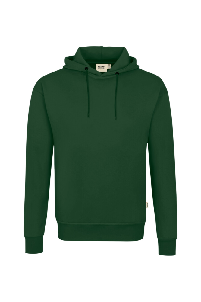 HAKRO Kapuzen-Sweatshirt Bio-Baumwolle GOTS, tanne, 2XS