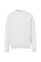 HAKRO Sweatshirt Bio-Baumwolle GOTS, weiss, 4XL