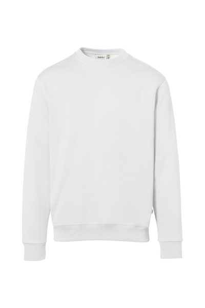 HAKRO Sweatshirt Bio-Baumwolle GOTS, weiss
