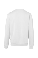 HAKRO Sweatshirt Bio-Baumwolle GOTS, weiss, 4XL