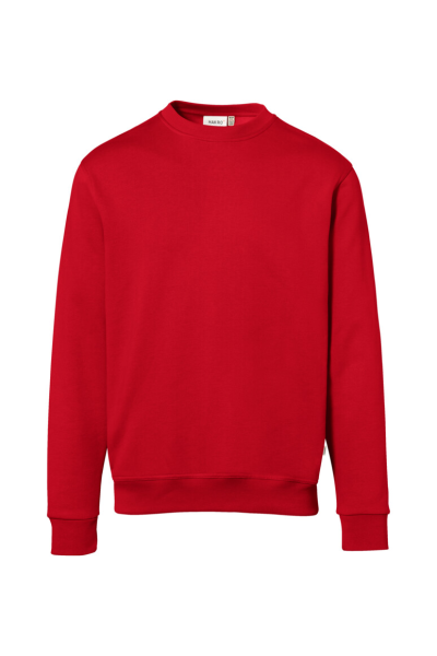 HAKRO Sweatshirt Bio-Baumwolle GOTS, rot