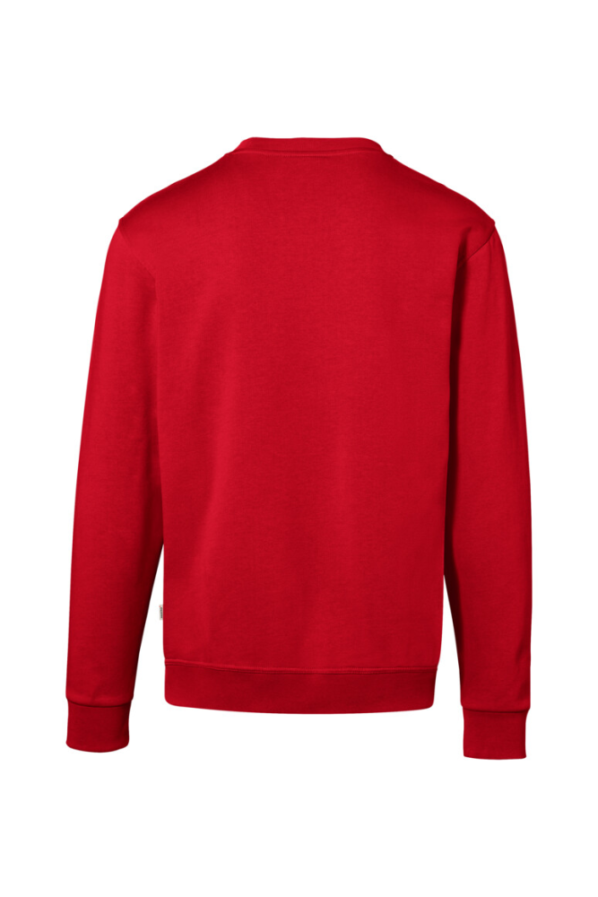 HAKRO Sweatshirt Bio-Baumwolle GOTS, rot, XS