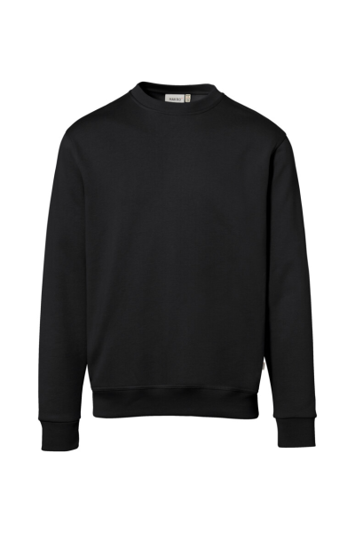 HAKRO Sweatshirt Bio-Baumwolle GOTS, schwarz