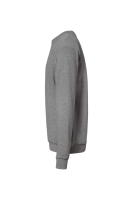 HAKRO Sweatshirt Bio-Baumwolle GOTS, grau meliert, S