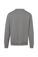HAKRO Sweatshirt Bio-Baumwolle GOTS, grau meliert, S