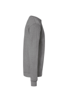 HAKRO Sweatshirt Bio-Baumwolle GOTS, grau meliert, S