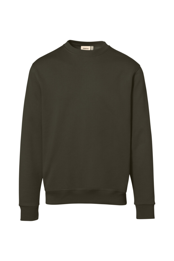 HAKRO Sweatshirt Bio-Baumwolle GOTS, olive, S