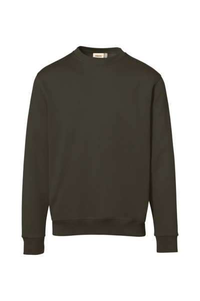 HAKRO Sweatshirt Bio-Baumwolle GOTS, olive