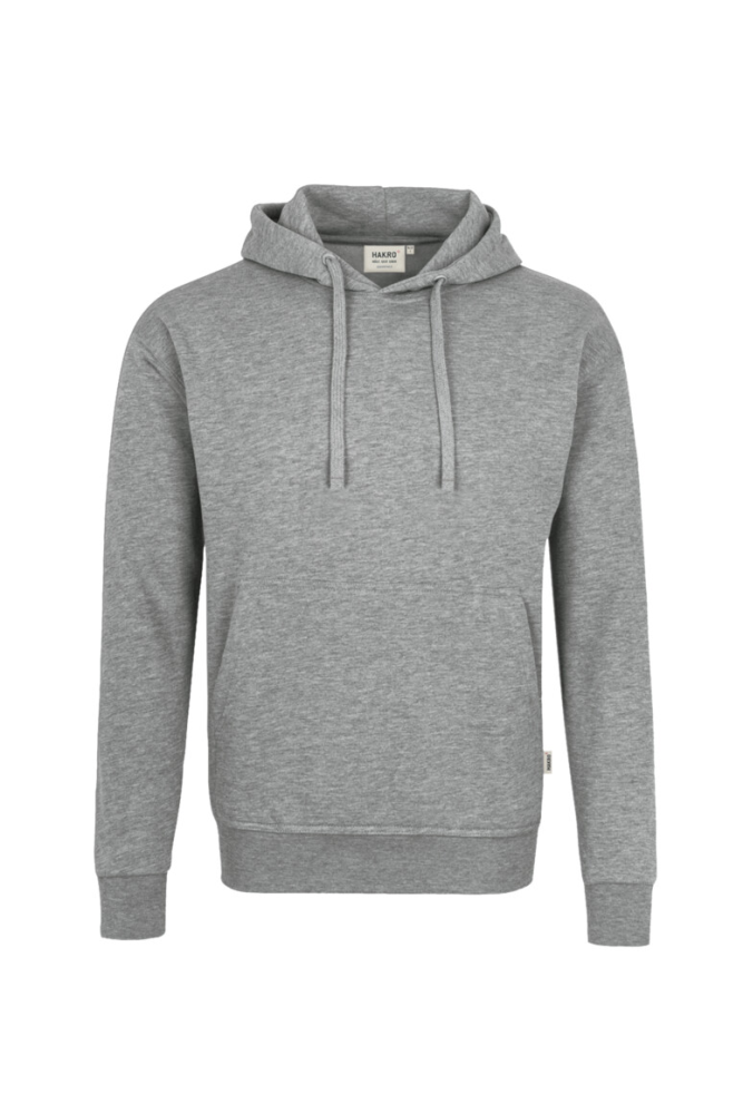 HAKRO Kapuzen-Sweatshirt Premium, grau meliert, S