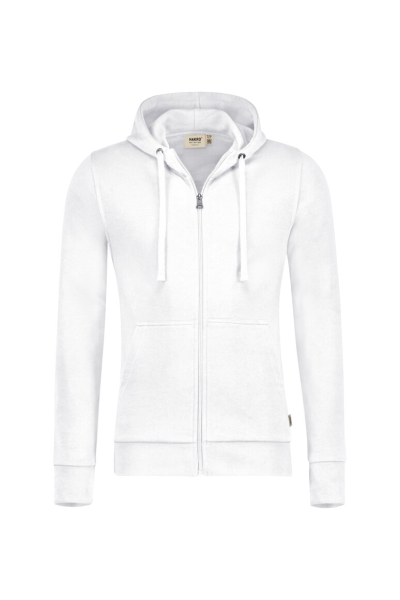 HAKRO Kapuzen-Sweatjacke Premium, weiss