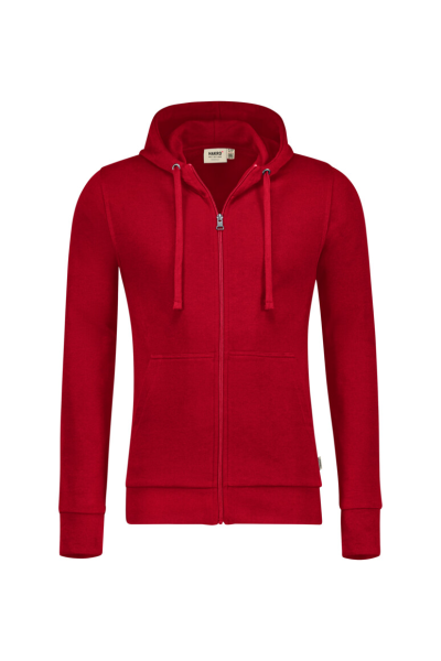 HAKRO Kapuzen-Sweatjacke Premium, rot