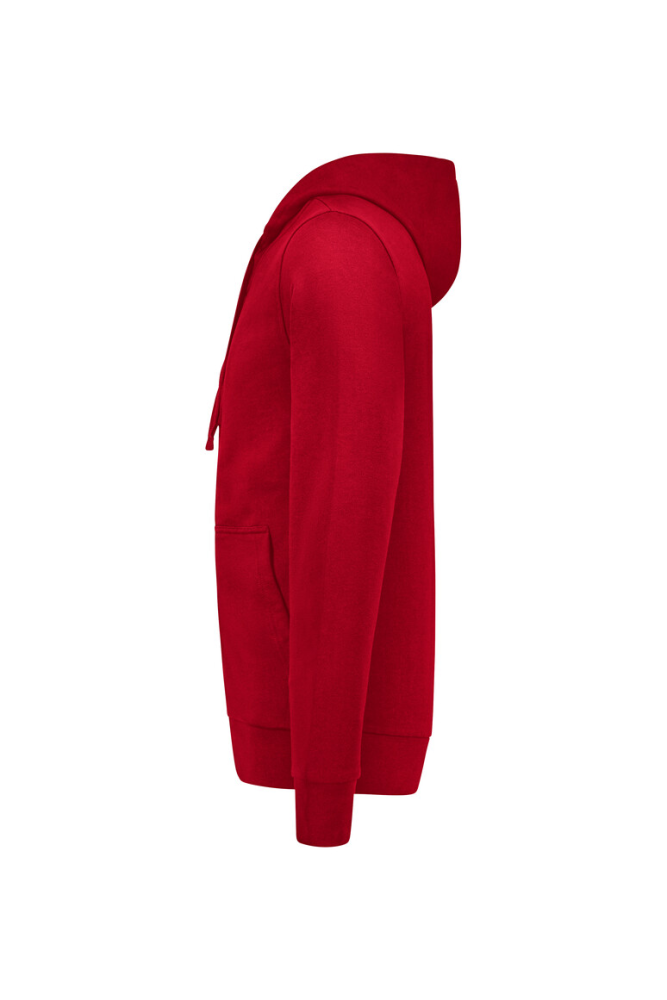 HAKRO Kapuzen-Sweatjacke Premium, rot, S