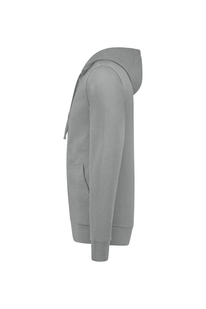 HAKRO Kapuzen-Sweatjacke Premium, grau meliert, S