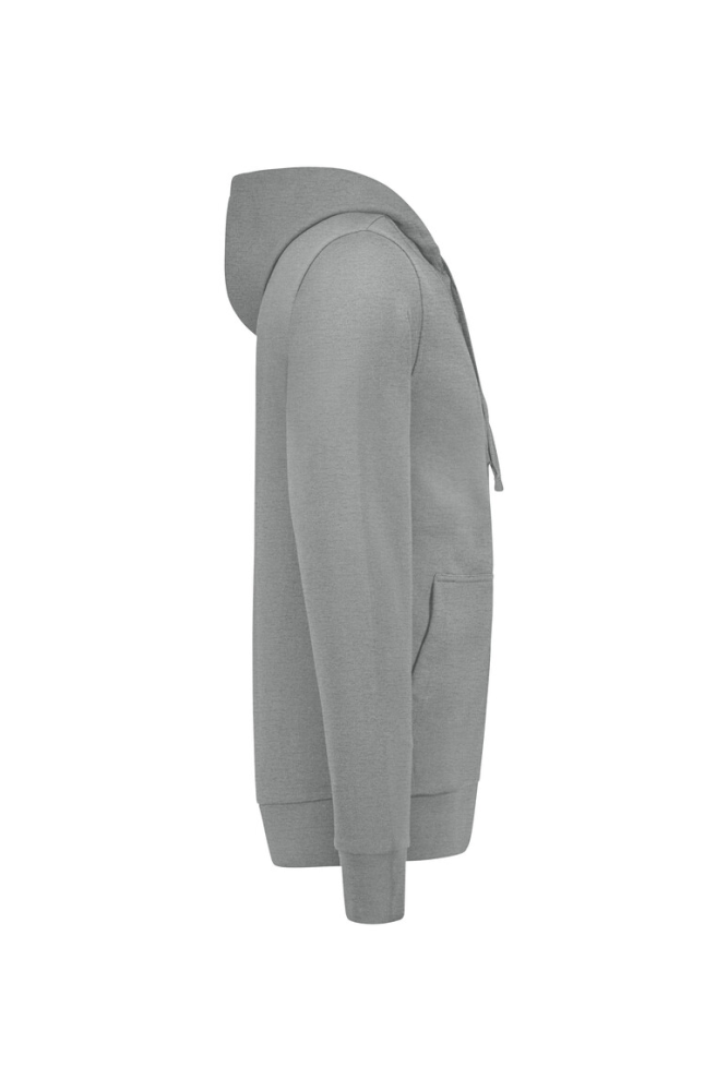 HAKRO Kapuzen-Sweatjacke Premium, grau meliert, S