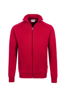 HAKRO Sweatjacke College, rot, XL