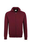 HAKRO Sweatjacke College, weinrot, S