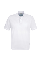 HAKRO Poloshirt Top, weiss, S