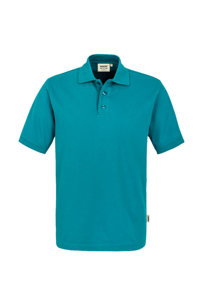 HAKRO Poloshirt Top, smaragd, M