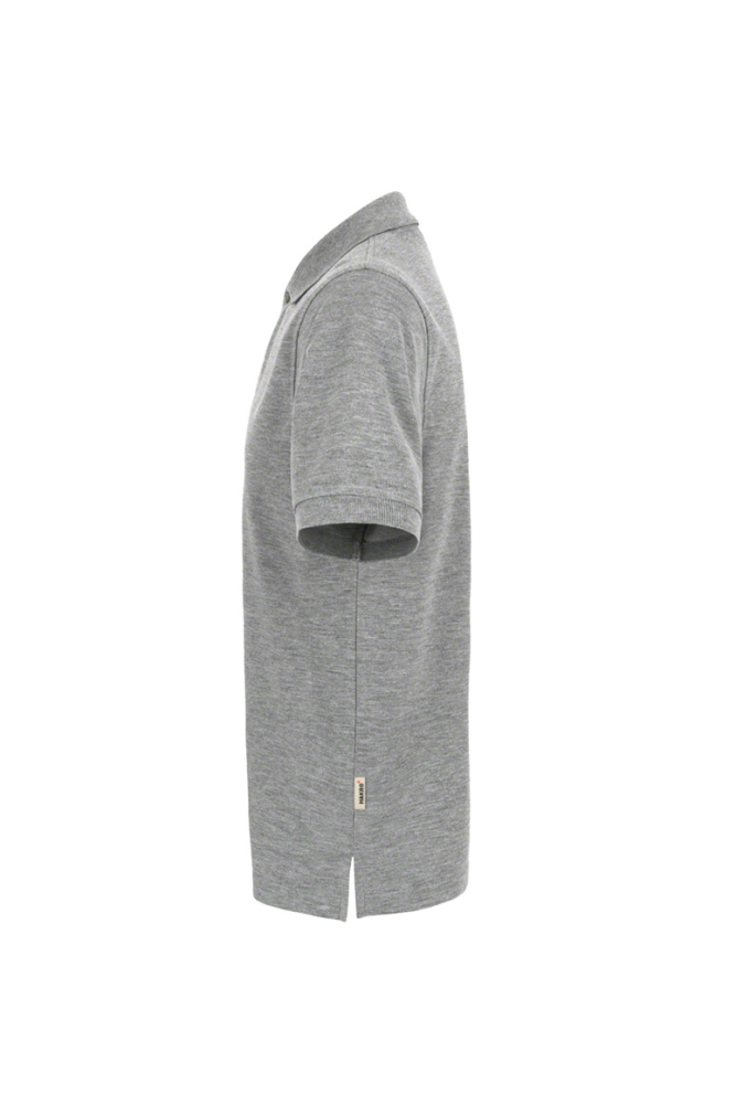 HAKRO Poloshirt Top, grau meliert, S