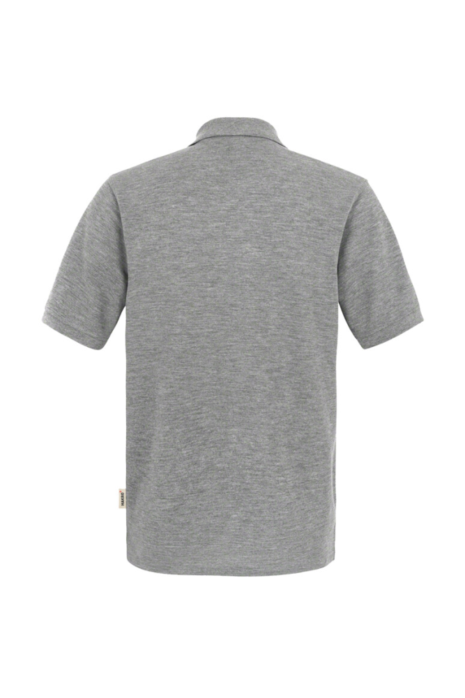 HAKRO Poloshirt Top, grau meliert, S