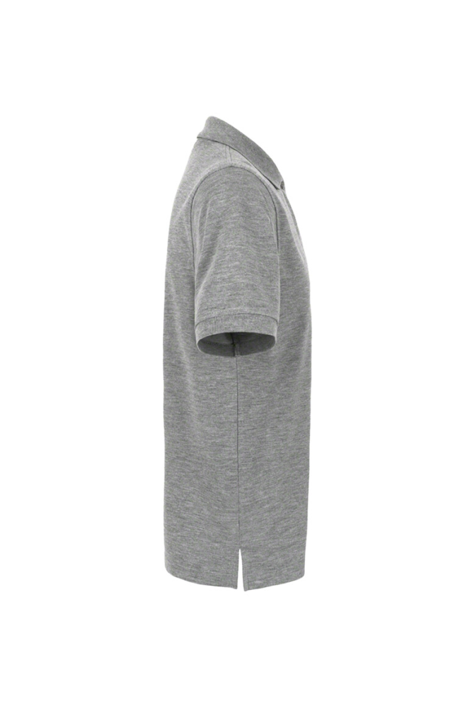 HAKRO Poloshirt Top, grau meliert, S