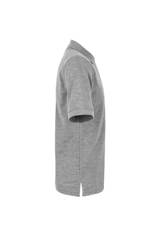 HAKRO Pocket-Poloshirt Top, grau meliert, XS