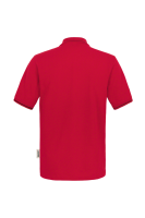 HAKRO Poloshirt Casual, rot/schwarz, 2XL